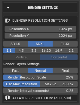 Texturaizer interface example