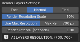Texturaizer interface example