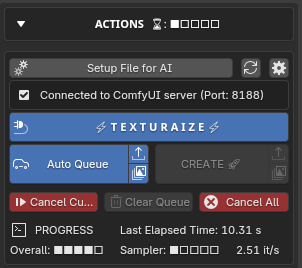 Texturaizer interface example