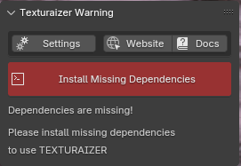 Texturaizer interface example