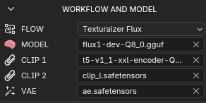 Texturaizer interface example
