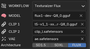 Texturaizer interface example