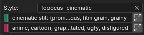 Texturaizer interface example