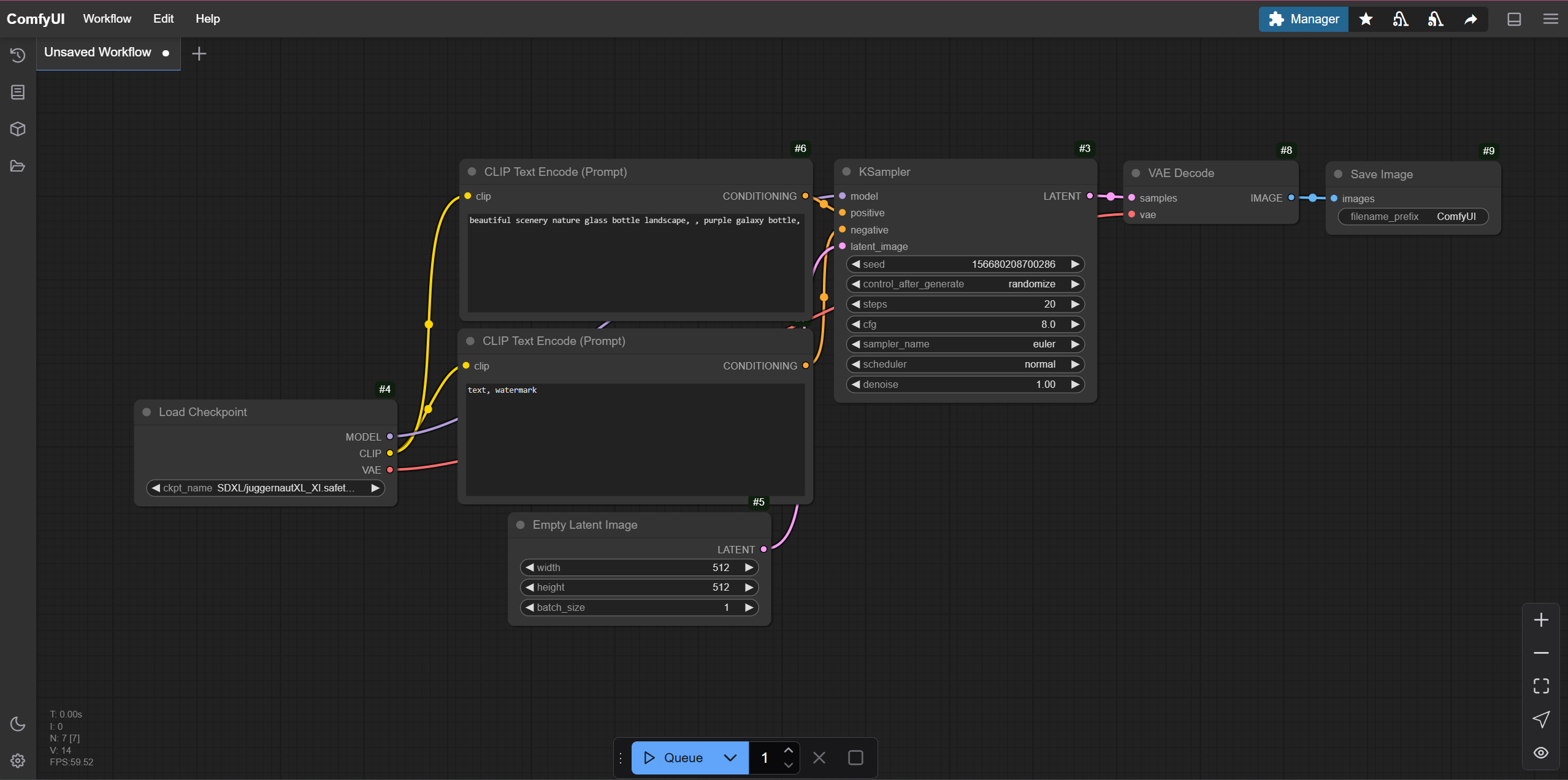 Texturaizer interface example