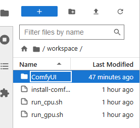Texturaizer interface example